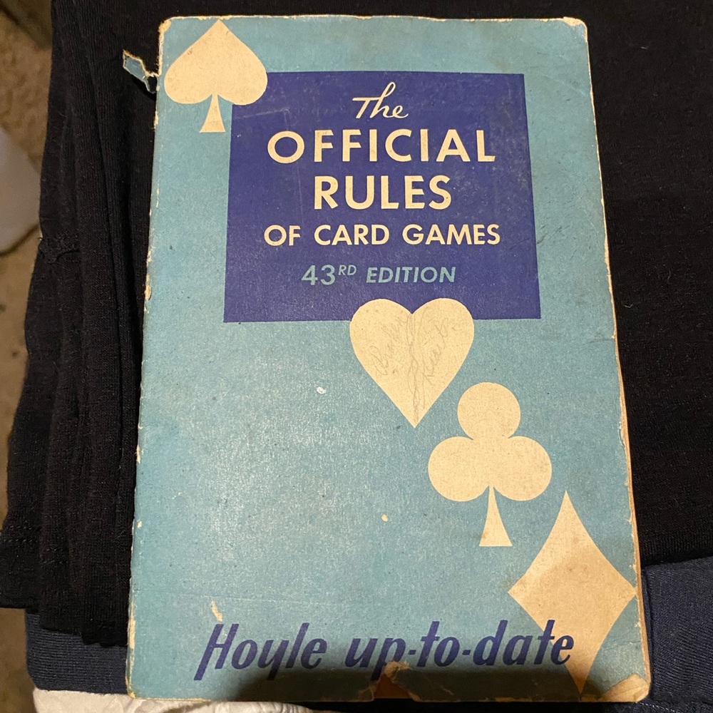 Official Rules of Card Games 43rd Hoyle Edition